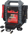 KS Tools Ladegeräte, 12 V, 24 V, Grau/Rot/Schwarz, 550.1720 + Batterie-Booster, mobiles Starthilfegerät 1400 A