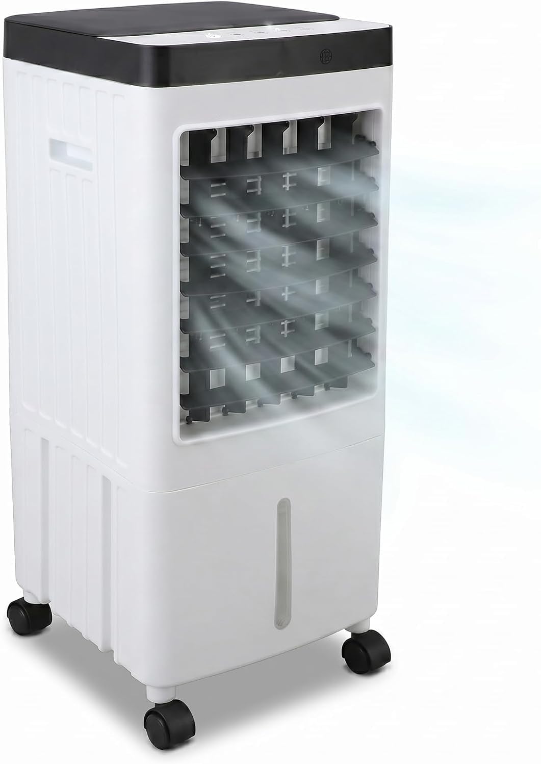 VINGVO Klimaanlage, 10 L, Weiß/Schwarz, Luftkühler Ohne Abluftschlauch, 65WMobiles Klimagerät mit Wasserkühlung