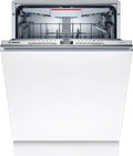 Bosch Geschirrspüler, 60 cm, Silber, SBD6TCX00E Serie 6 Smarter Vollintegriert, breit, Besteckschublade, Silence Programm besonders leise