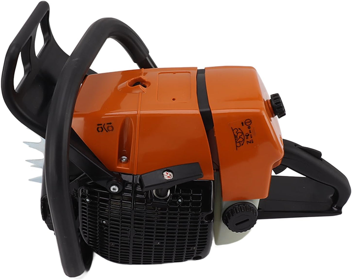 dsheng Kettensäge, Eisen und Kunststoff., Orange/Schwarz, G660 Benzin- n-Antriebskopf, Ergonomischer Griff G660 n-Antriebskopf für Holz