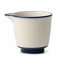 Porzellan-Milchkanne Elfenbein mit blauem Rand, 500ml