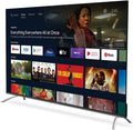 STRONG Fernseher, 43 Zoll, 108 cm, Grau/Silber, SRT43UD7553, 4K UHD Android TV, Triple Tuner, Android 11 (Google Assistant