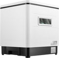 Tischgeschirrspüler, Ungefähr 55 dB (5m/16.4ft Entfernung), 800 W, 220 V, PP in Lebensmittelqualität, 201 Edelstahl, Silber/Weiß