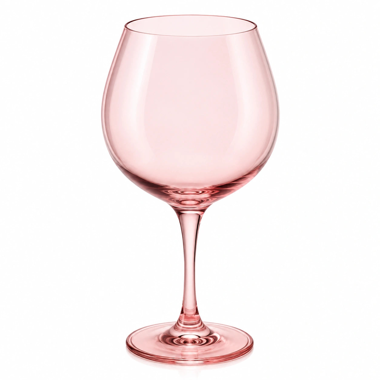 Elegantes Rosa Rotweinglas 550ml