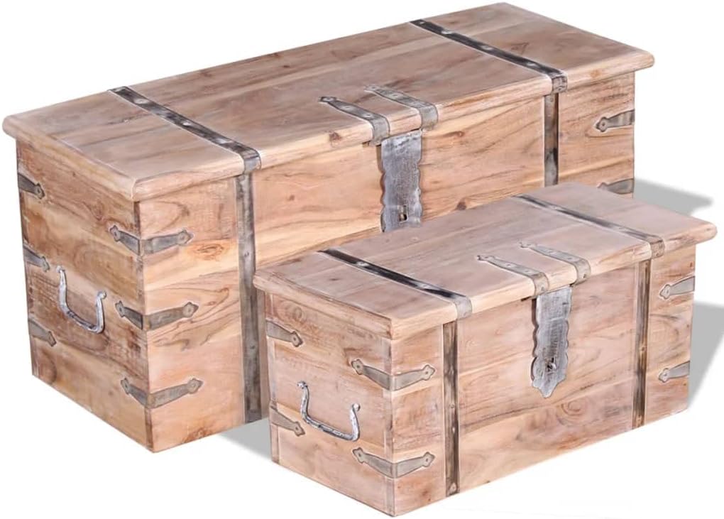 vidaXL Sofa, Massives Akazienholz mit Honig-Lasur, die an Palisander- und Rosenholz erinnert/mit weiß gebürstetem Finish, Braun