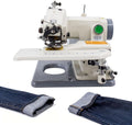 Blindsäummaschine Blindstichmaschine, Schwarz, für unsichtbare Stiche, tragbarer 1200 U/min, Kanalisation mit einstellbarer Stichlänge und Fußhöhe