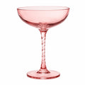 Cocktailschale 220 ml Rosé mit gedrehtem Stiel