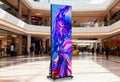 203.2 Digital-Signage-Display, 203.2 cm, Schwarz, cm LED Digital Signage Display P1.86 Faltbarer Bildschirm