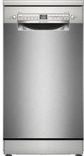 Bosch Geschirrspüler, 45 cm, Braun, Serie 2, freistehend, gebürsteter Stahl, Anti-Fingerabdruck, SPS2HKI55E