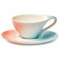 Kaffeetassen-Set im Farbverlauf Blau/Orange 350 ml