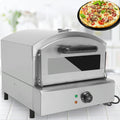 BTURYT Pizzaofen, Silber, Gewerbiger Für Elektrische Heizungen, 2 -Layer -Edelstahl -Toaster