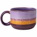 Keramik Kaffeetasse Violett und Gold 300ml