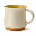 Becher mit Henkel Beige und Gelb