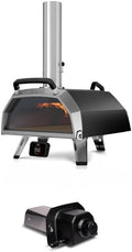 Ooni Koda 2 Pro 18' Gas Pizzaofen – Schieferblau – Pizzaofen Gas mit 2 Kochzonen – Kompakt & Tragbar Pizza Ofen – für Neapolitanische Pizza in 60