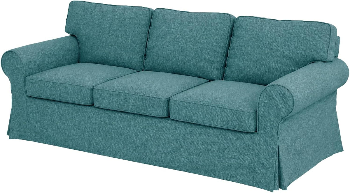 HomeTown Market Sofa, Blaugrün, Der Ersatz- bezug ist kompatibel mit IKEA EKTORP 3-Sitzer