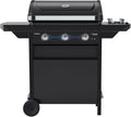 Campingaz Gasgrill, 7,5 kW, Schwarz, Compact 3 LS Dualgas mit Seitenkocher, mit 3 Brenner, Dual Power System: Erdgas und LPG
