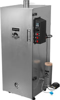 Browin Outdoor-Grill, 50x51x125 cm, 49,1 kg, 1500 W, 220 L, Silber/Schwarz, dragON Räucherofen, Stahl, Fassungsvermögen