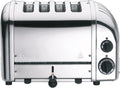 DUALIT Toaster, Schwarz, NEWGEN 4 Scheiben, ProHeat-Heizelemente, Edelstahlgehäuse