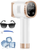Deplite Systeme, Schwarz, IPL Geräte Haarentfernung mit Kühlfunktion, 3-in-1 Laser Haarentfernung, Gesich, Bikini