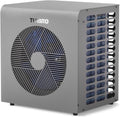 TURBRO Heizpumpen, 6.000 W, 20 m, 240 V, Grau, DC-Inverter Wärmepumpe für Schwimmbecken, Elektrischer Poolheizer für Übererdpools und Spas bis ³