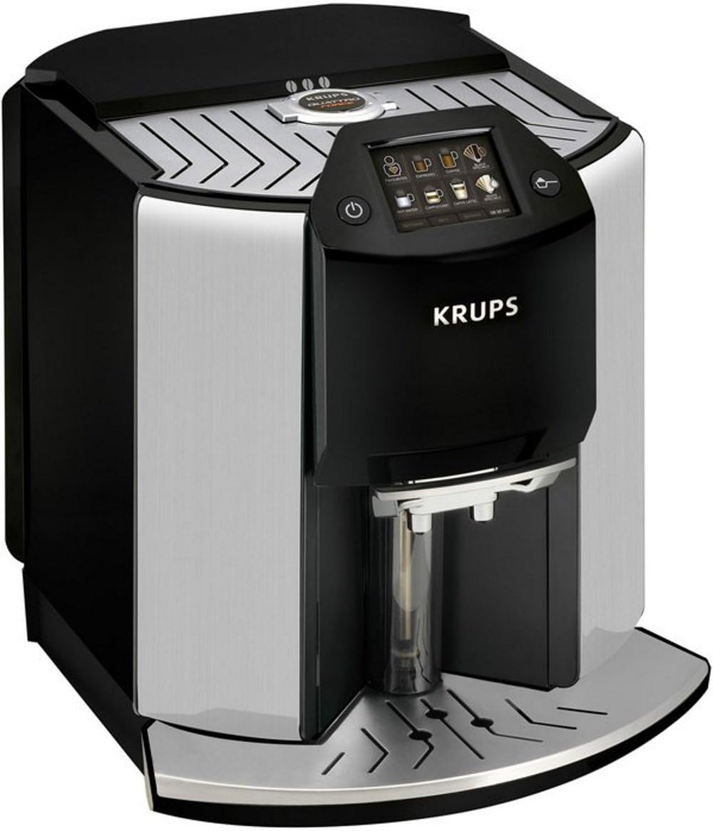 KRUPS Kaffeevollautomat, Schwarz, EA907D mit Heißwasserfunktion und Aqua Filter System - /