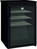 Beko Getränkekühlschrank, Gewerbekühlschrank mit 123 Liter Nutzinhalt, für professionelle Getränkekühlung., Schwarz