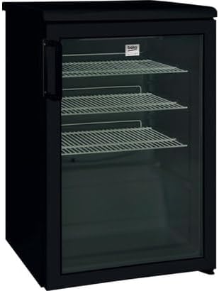 Beko Getränkekühlschrank, Gewerbekühlschrank mit 123 Liter Nutzinhalt, für professionelle Getränkekühlung., Schwarz