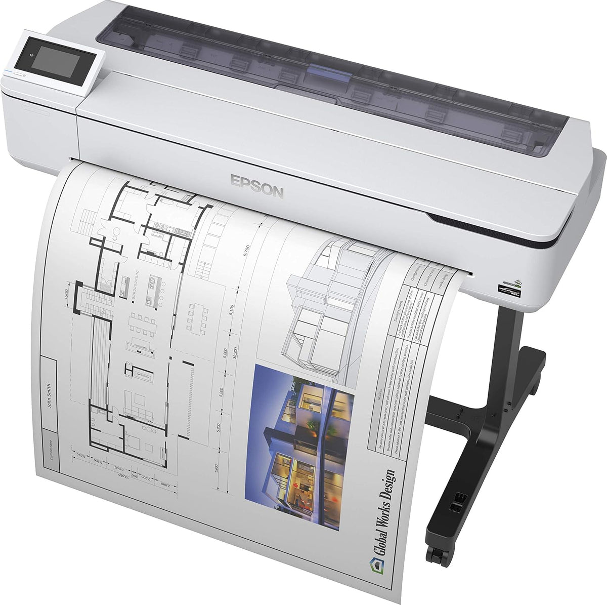 Epson Tintenstrahldrucker, Weiß, C11CF12301A0 SureColor SC-T5100