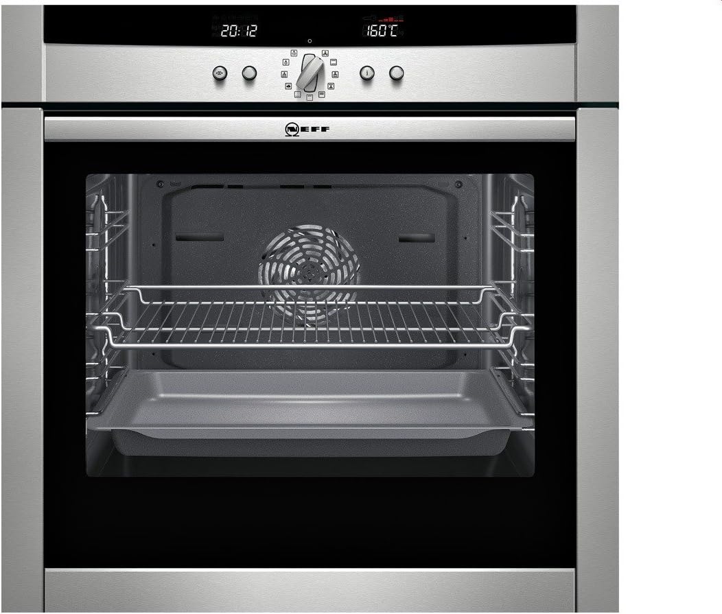 Neff Backofen, Silber, SHE 4542 N, Ovens (eingebaut, Edelstahl, drehbar, Front)