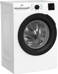 Beko Waschmaschine, 7 kg, Weiß, BM3WFU3741X freistehend, Waschvollautomat, EnergySpin, Schleuderwahl 1400 U/m