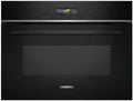 Siemens Mikrowelle, 60 x 45 cm, Schwarz, iQ700 Einbau- Edelstahl CE732GXB1