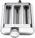 Fur KitchenAid Zubehör 5KSMPRA Nudelvorsatz,3-teiliges Set Nudelmaschinen, Silber