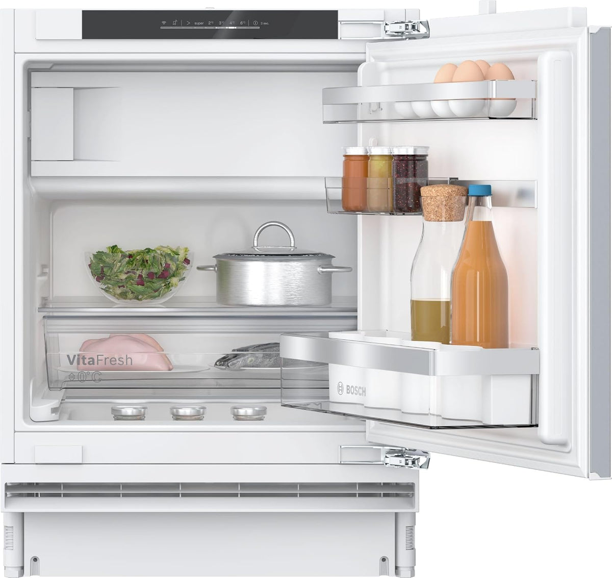 Bosch Kühlschrank, 82 x 59.8 cm, Weiß, Serie 6 Unterbau- mit Gefrierfach KUL22ADD0
