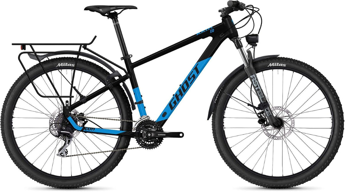 Ghost Mountainbike, 44 cm, Schwarz/Hellblau, Kato EQ 27.5R Mountain Bike 2022 (M/