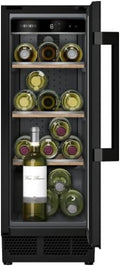 Siemens Weinkühlschrank, 82 x 30 cm, 58 L, Schwarz, KU20WVHF0 iQ500, 21 Flaschen, Temperatur: 5-20 °C