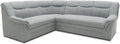 DOMO. collection Sofa, Silber, Eck Berlin, Federkern