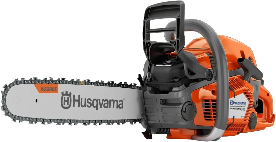 Husqvarna Kettensäge, 2,7 kW, 45 cm, Orange/Grau, 545 Mark II X-TORQ 50, 1 CC Autotune Schiene 18'