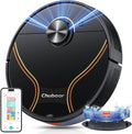 Chuboor Saugroboter, Schwarz, mit Wischfunktion 3 in 1 6500Pa Saug und Wischroboter, LiDAR Navigation, Staubsauger Roboter mit App/WiFi/Alexa