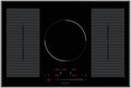 Wolkenstein Kochfeld, Schwarz, Induktions WIF77-2FZF 2 Flexzonen Booster Funktion