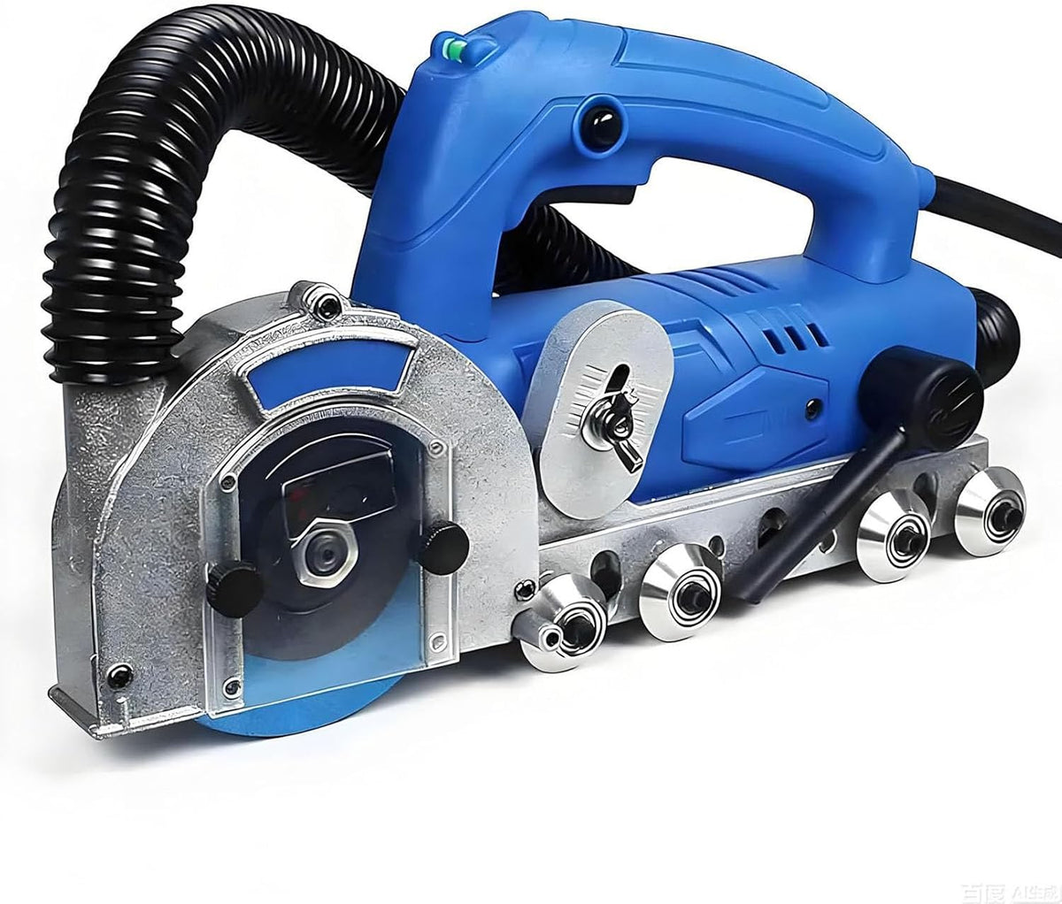 Fliesenreinigungsmaschine Staubsauger, 1200 W, Schwarz, 9000r/Min Elektrischer Fugenreiniger mit Staubsammelbeutel