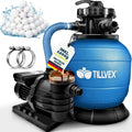 tillvex Filter, 13.200 L, 40.000 L, Schwarz, Sand anlage Pool /h + 1200 g bälle bis