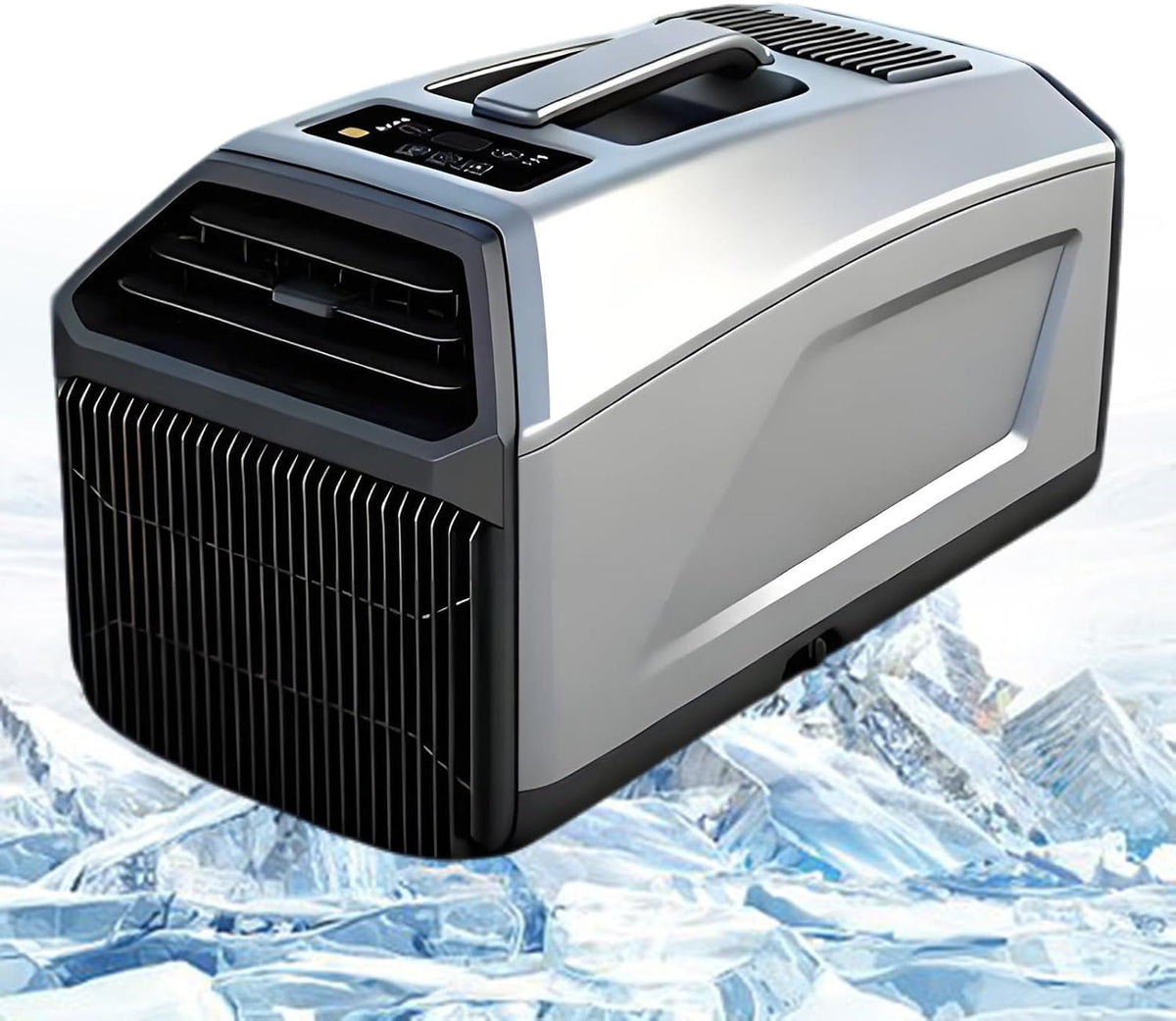 ExoticaBlend Klimaanlagen, 50 × 28 × 31 cm, 240 W, 12 V, 24 V, Silber/Schwarz