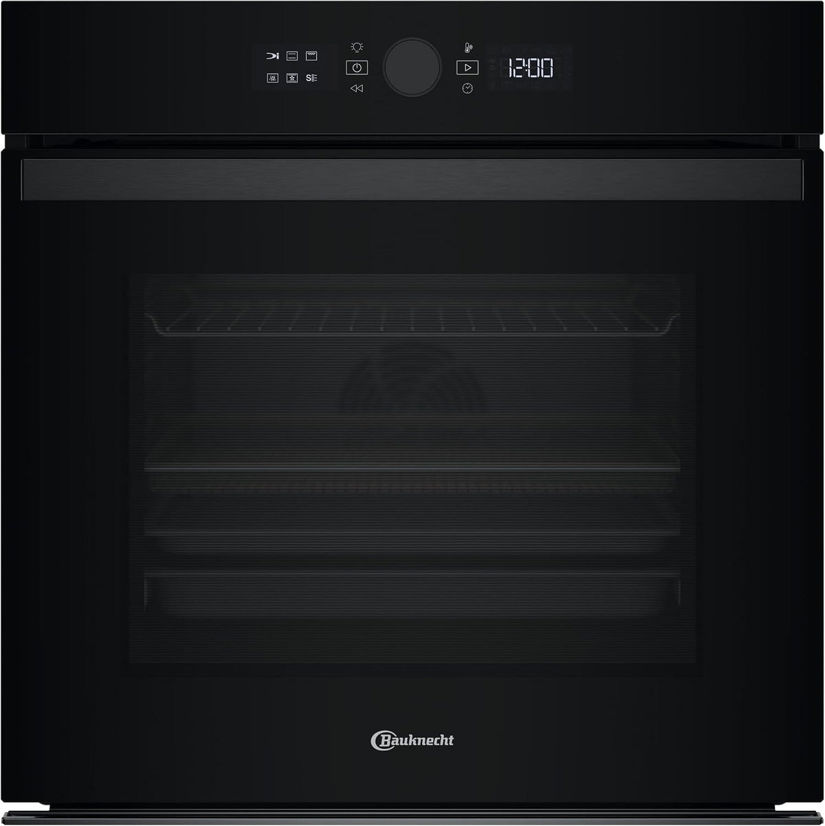 Bauknecht Backofen, 60 cm, 73 l, Schwarz/Silber, BBI4S8HM1SK Einbau-, Garraum, Heißluft mit 15 Funktionen, AirFry-Funktion