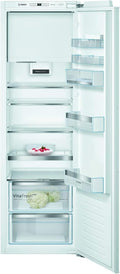 Bosch Kühlschrank, 177,5 x 56 cm, 285 L, Weiß, KIL82ADE0 Serie 6 Einbau-, Nische, Flachscharnier, Made in Germany