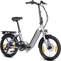 SAXXX E-Bike, 20 Zoll, 11.4 Ah, 36 V, Silber, Klapprad, E Bike Klappbar mit 7 Gang Kettenschaltung, Elektro Fahrrad Erwachsene mit Akku
