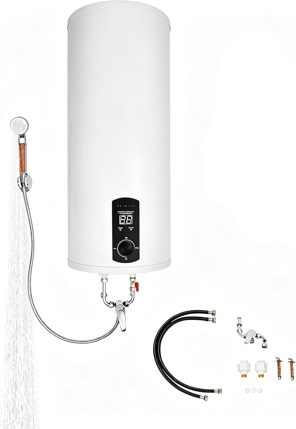 BAOCHADA Warmwasserspeicher, 2000 W, 100 L, 120 L, 50 L, Weiß, Boiler /80 L/ /, Energiesparend Vertikaler Wandmontierter warmwasserboiler