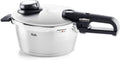 Fissler Schnellkochtopf Vitavit Kochfeld, 3.5 liters, 22 cm, Silber/Schwarz