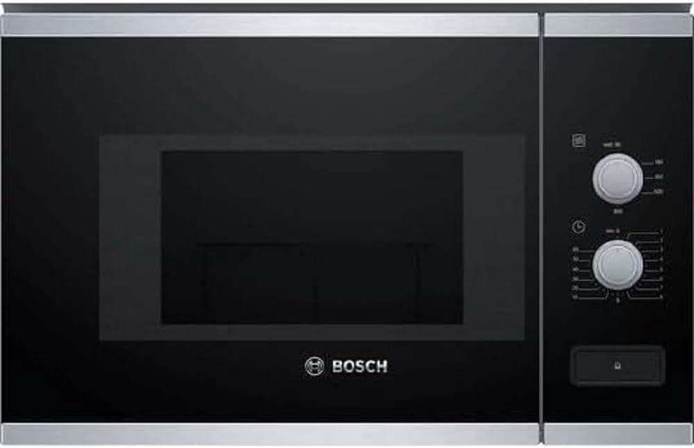 Bosch Mikrowelle, 20 l. Anschlussleistung: 1270 W., 800 W, Schwarz, BFL520MS0 Einbau-, Kombigerät, 20 l, Edelstahl Noir