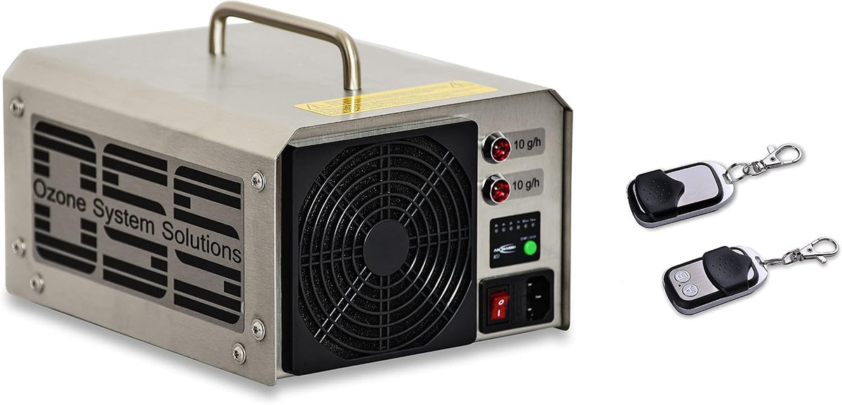 OSS Ozone System Solutions Powerstation, Schwarz, Twenty O³ Plus UV Ozongenerator