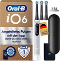 Oral-B Rotierend, Grau, iO Series 6 Elektrische Zahnbürste, Inkl. 3 Aufsteckbürsten, Reise-Etui, Electric Toothbrush mit 5 Putzmodi für Zahnpflege